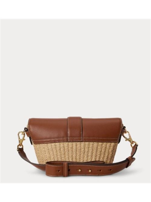 431p10158001 LAUREN RALPH LAUREN | LYNDEN-SHOULDER BAG.NATURAL